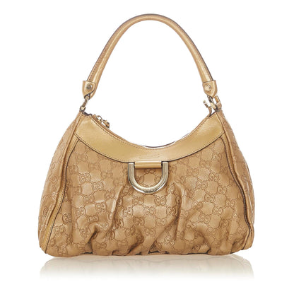 Gucci Guccissima Abbey D-Ring Shoulder Bag (SHG-31659)