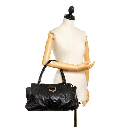 Gucci Guccissima Abbey D-Ring Shoulder Bag (SHG-32003)