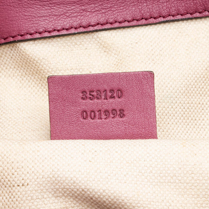 Gucci Guccissima Leather Bree Fold Over Tote (SHF-23663)