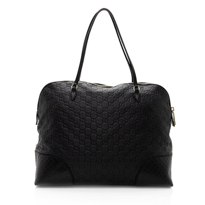 Gucci Guccissima Leather Bree Medium Tote (SHF-19264)