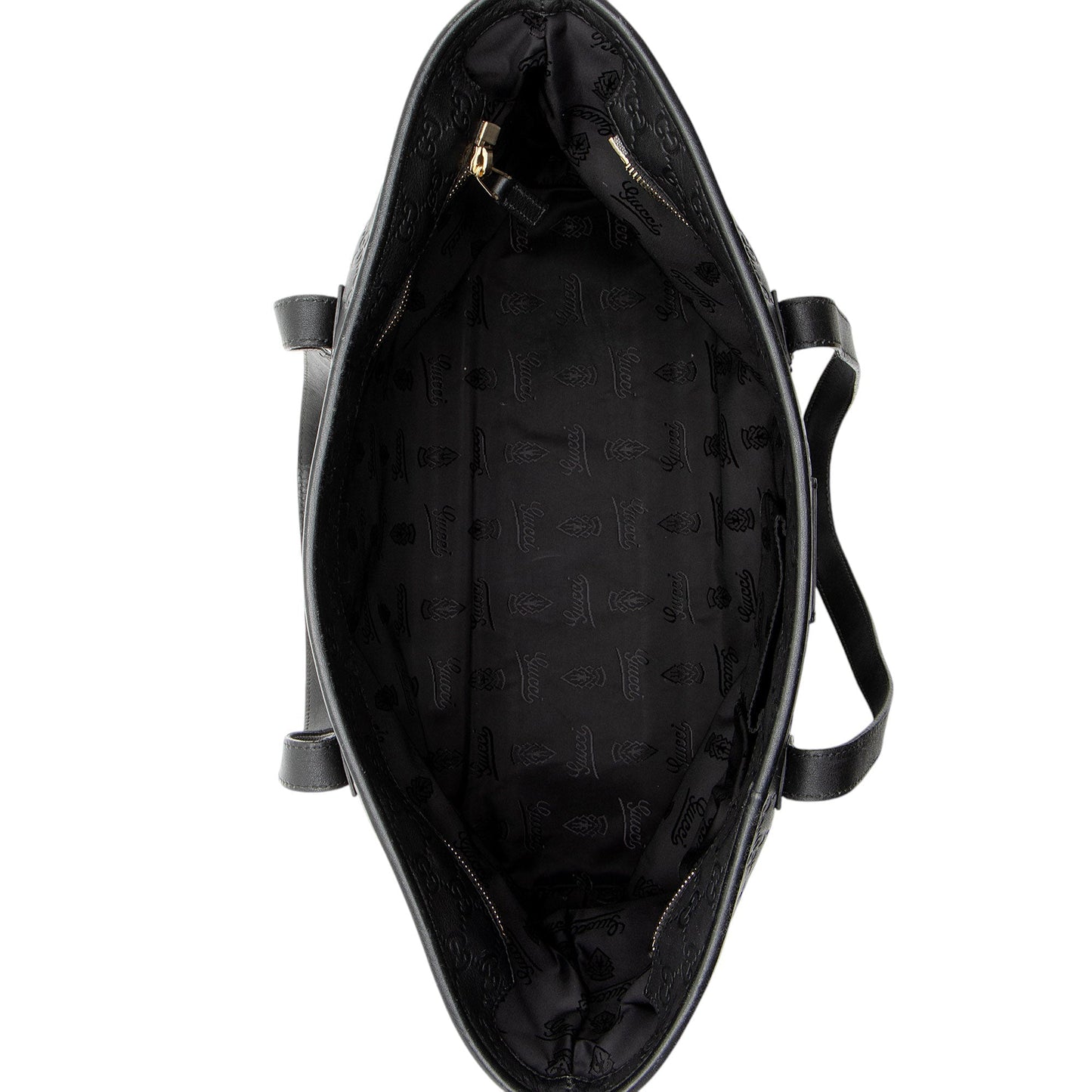 Gucci Guccissima Leather Classic Medium Zip Tote (SHF-CnrScb)