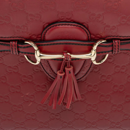 Gucci Guccissima Leather Emily Large Shoulder Bag