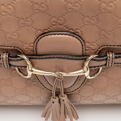 Gucci Guccissima Leather Emily Large Shoulder Bag