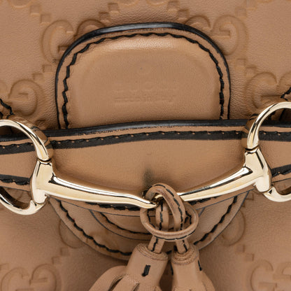 Gucci Guccissima Leather Emily Mini Shoulder Bag (SHF-deNbDS)