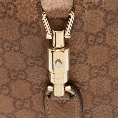 Gucci Guccissima Leather New Jackie Shoulder Bag (SHF-X3hb0o)