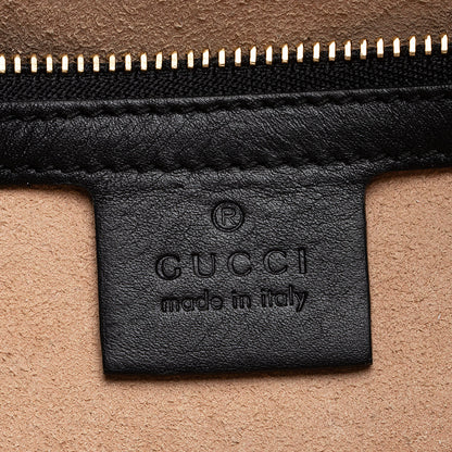 Gucci Guccissima Leather Padlock Chain Medium Shoulder Bag (SHF-21910)