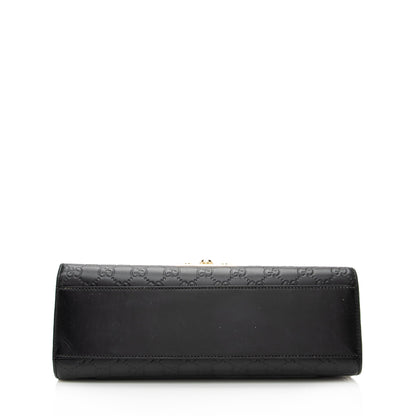 Gucci Guccissima Leather Padlock Medium Shoulder Bag (SHF-22514)