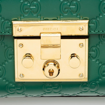Gucci Guccissima Leather Padlock Small Shoulder Bag