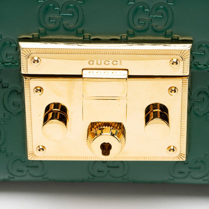 Gucci Guccissima Leather Padlock Small Shoulder Bag