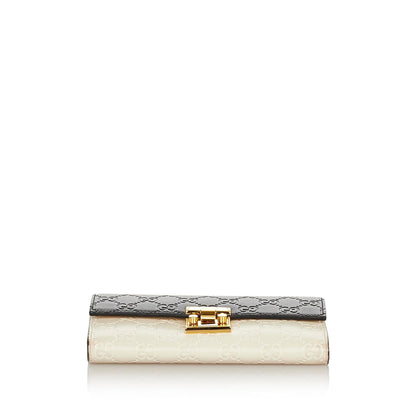 Gucci Guccissima Padlock Shoulder Bag (SHG-31849)