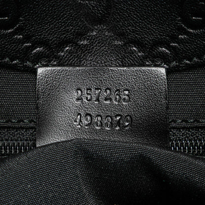 Gucci Guccissima Trimmed Canvas Colbert Shoulder Bag