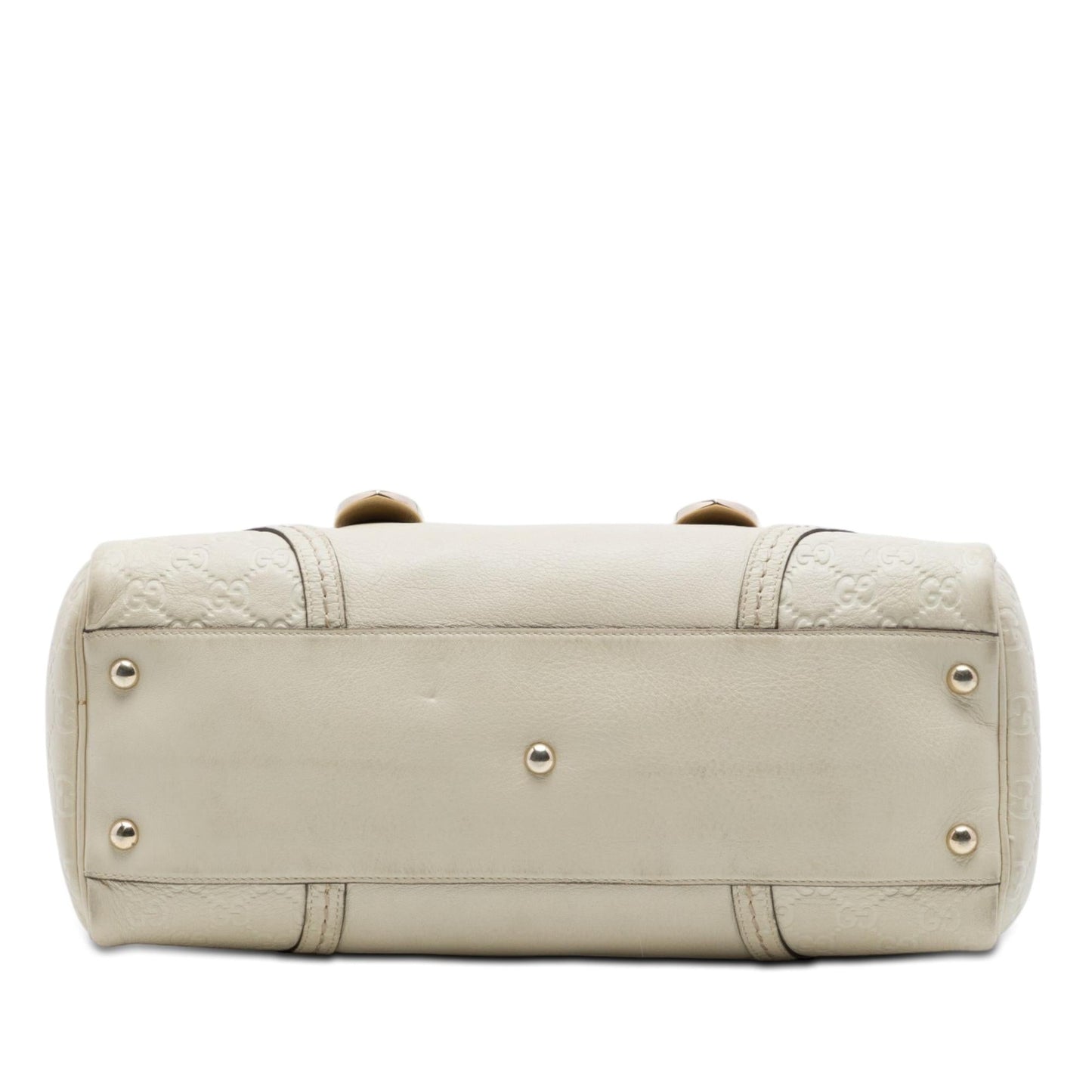 Gucci Guccissima Trimmed Leather Signoria Handbag