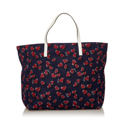 Gucci Heartbeat Canvas Tote Bag (SHG-28379)