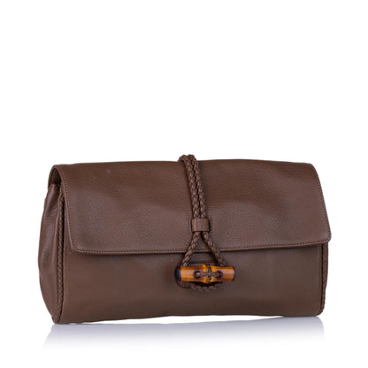 Gucci Hip Bamboo Clutch (SHG-35212)