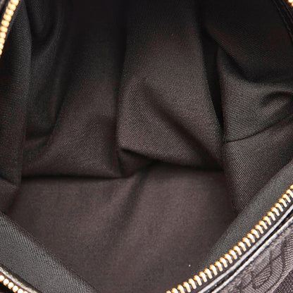Gucci Horsebit Canvas Creole Shoulder Bag (SHG-33099)