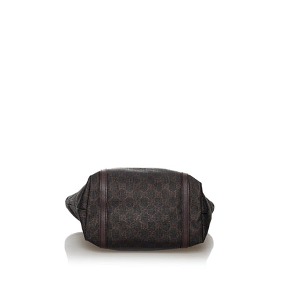 Gucci Horsebit Canvas Shoulder Bag (SHG-30005)