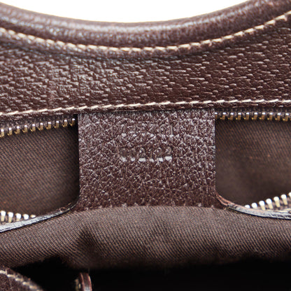 Gucci Horsebit Canvas Shoulder Bag (SHG-NMG11x)