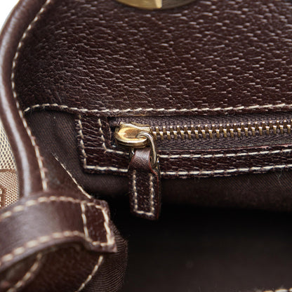 Gucci Horsebit Canvas Shoulder Bag (SHG-NMG11x)