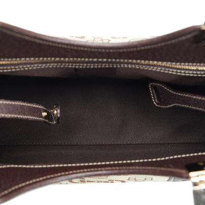 Gucci Horsebit Canvas Shoulder Bag (SHG-NMG11x)