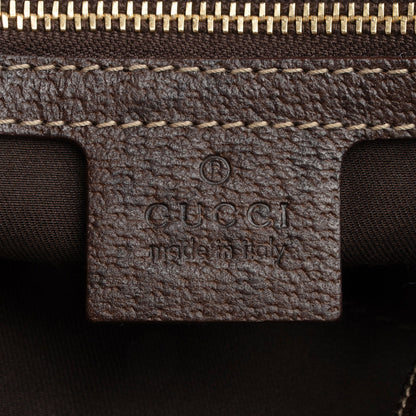 Gucci Horsebit Canvas Shoulder Bag (SHF-t8v4XG)