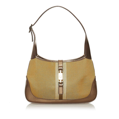 Gucci Jackie Canvas Shoulder Bag (SHG-28385)