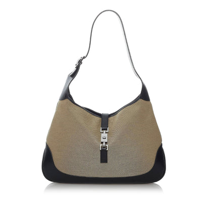 Gucci Jackie Canvas Shoulder Bag (SHG-29996)