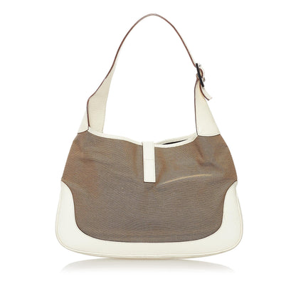 Gucci Jackie Canvas Shoulder Bag (SHG-32861)