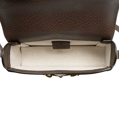 Gucci Jumbo GG Canvas Horsebit 1955 Mini Shoulder Bag