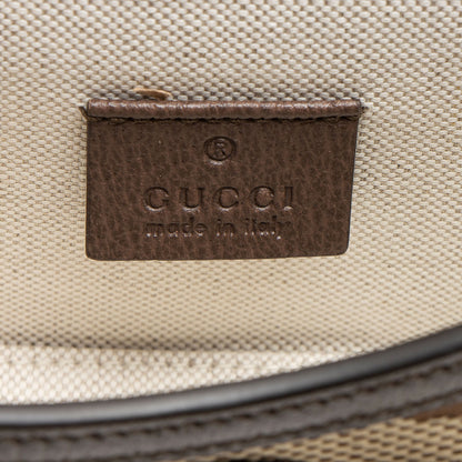 Gucci Jumbo GG Canvas Horsebit 1955 Mini Shoulder Bag