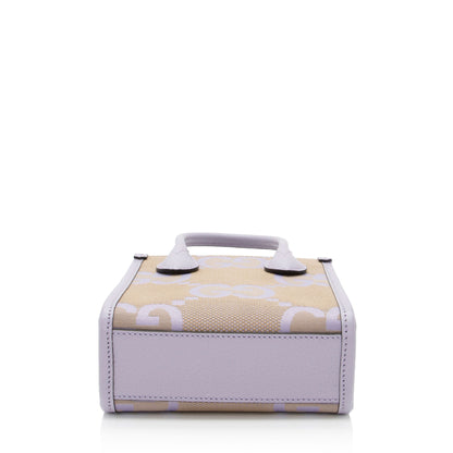 Gucci Jumbo GG Canvas Vertical Mini Tote