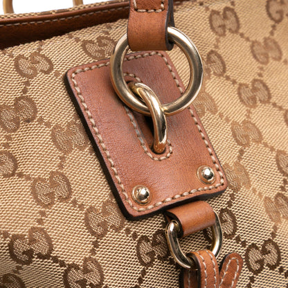 Gucci Large GG Canvas GG Charm Tote
