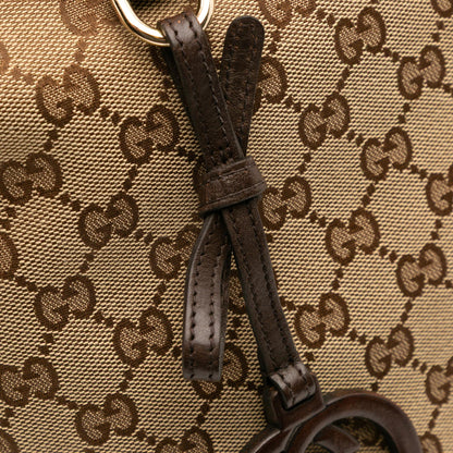 Gucci Large GG Canvas GG Charm Tote