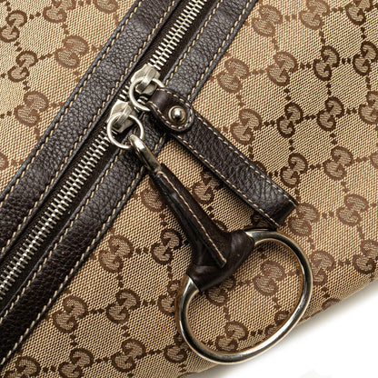 Gucci Large GG Canvas Icon Bit Zip Tote