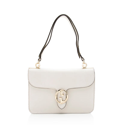 Gucci Leather 1973 Flap Medium Shoulder Bag (SHF-19273)