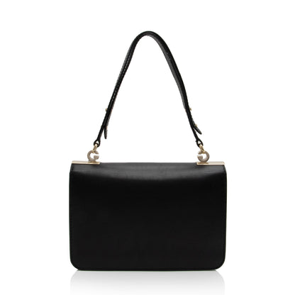 Gucci Leather 1973 Flap Medium Shoulder Bag (SHF-T6hZOI)