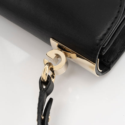 Gucci Leather 1973 Flap Medium Shoulder Bag (SHF-T6hZOI)