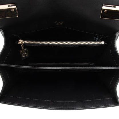 Gucci Leather 1973 Flap Medium Shoulder Bag (SHF-T6hZOI)