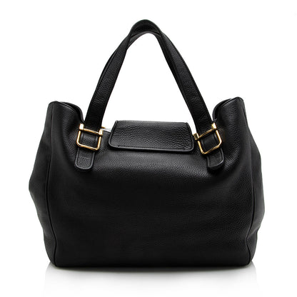 Gucci Leather 1973 Medium Tote (SHF-17493)