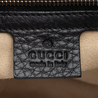 Gucci Leather 1973 Medium Tote (SHF-17493)