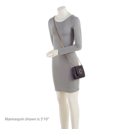 Gucci Leather 1973 Small Shoulder Bag (SHF-gAxB39)