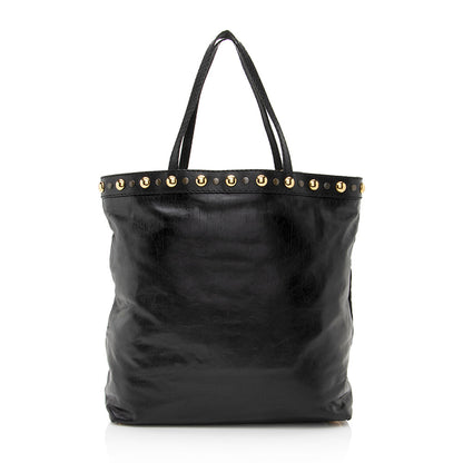 Gucci Leather Babouska Large Tote (SHF-22094)