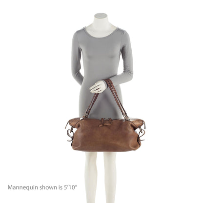 Gucci Leather Bamboo Bar Large Tote (SHF-23016)