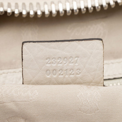 Gucci Leather Bamboo Bar Large Tote (SHF-e0XTfM)
