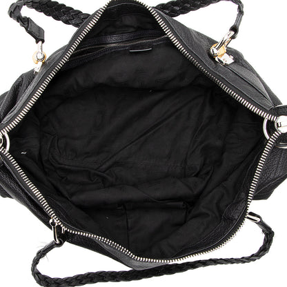 Gucci Leather Bamboo Bar Medium Tote (SHF-17887)