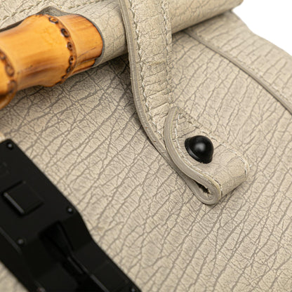 Gucci Leather Bamboo Bullet Shoulder Bag (SHG-rGZIYM)