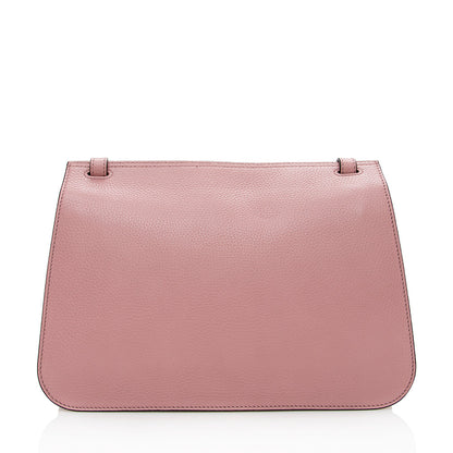 Gucci Leather Bamboo Daily Shoulder Bag (SHF-16586)