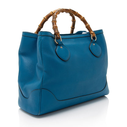 Gucci Leather Bamboo  Diana Tote (SHF-duMfuS)