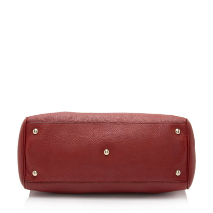 Gucci Leather Bamboo Medium Shopper Tote (SHF-BGoJH3)
