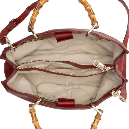 Gucci Leather Bamboo Medium Shopper Tote (SHF-BGoJH3)