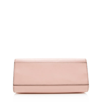Gucci Leather Bamboo Nymphaea Top Handle Small Tote (SHF-20538)
